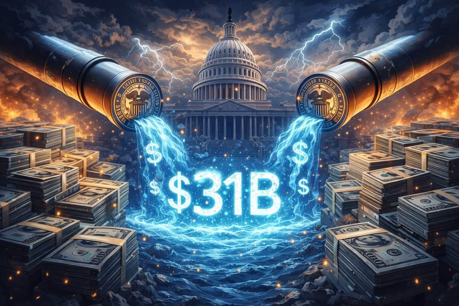 Grafiek toont extreme repo pieken, maar experts blijven kalm