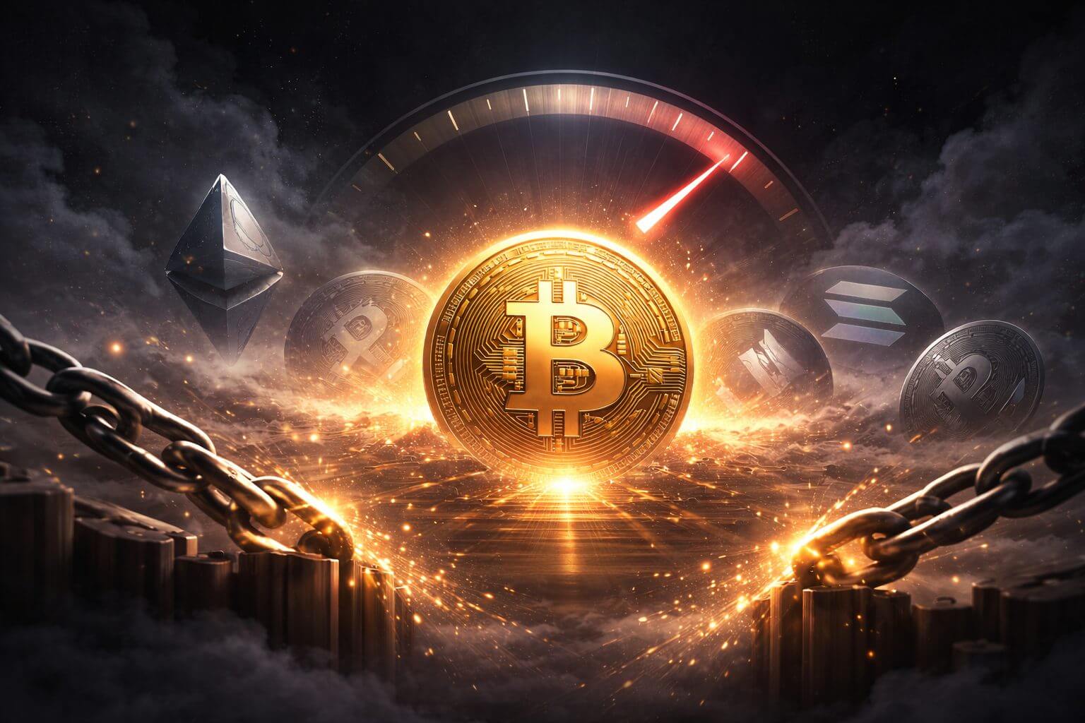 Crypto markt blijft voorzichtig: Bitcoin stijgt licht, altcoins gemengd