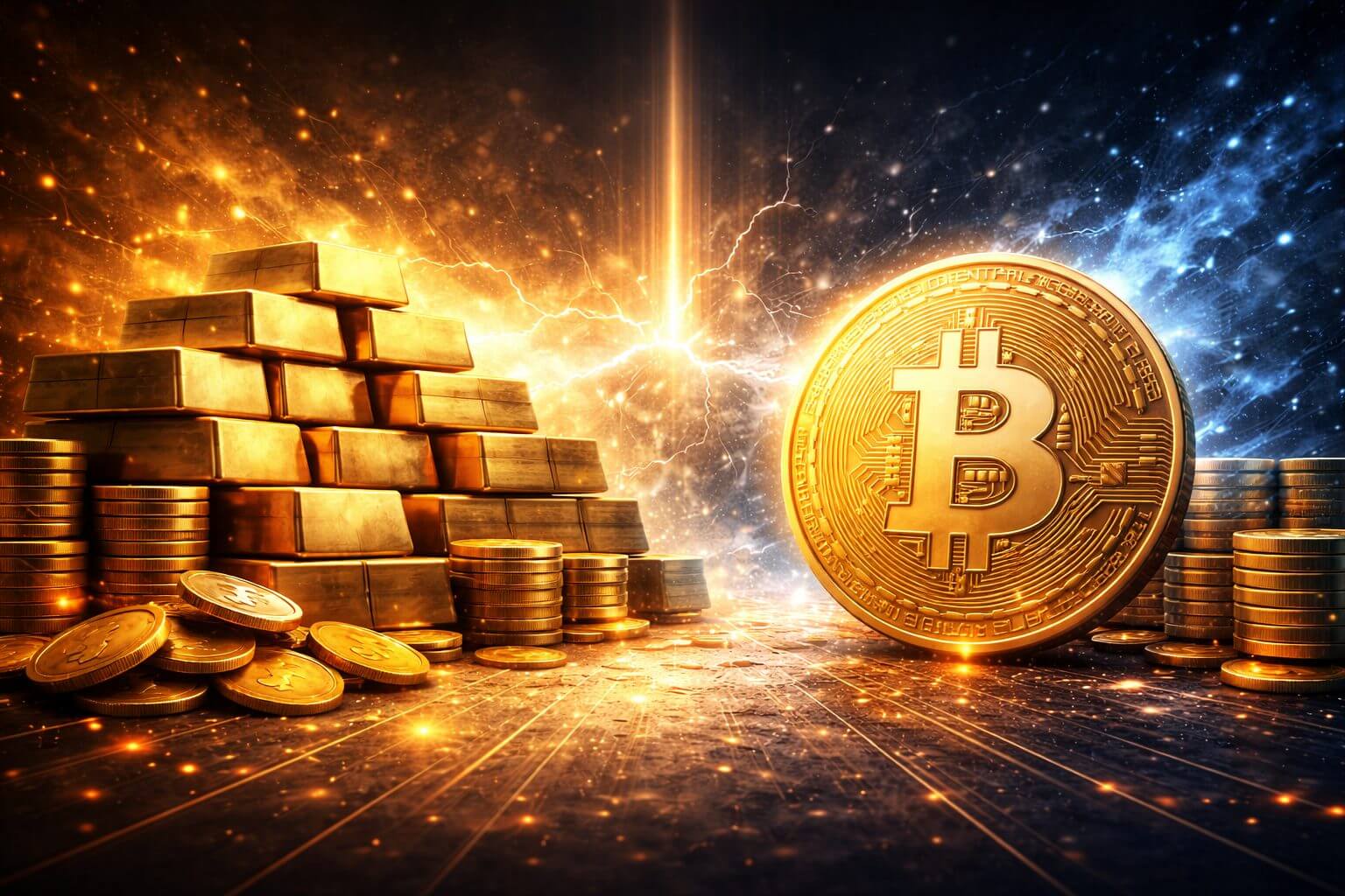 Van de Poppe ziet kans: “Bitcoin kan exploderen na goud piek”