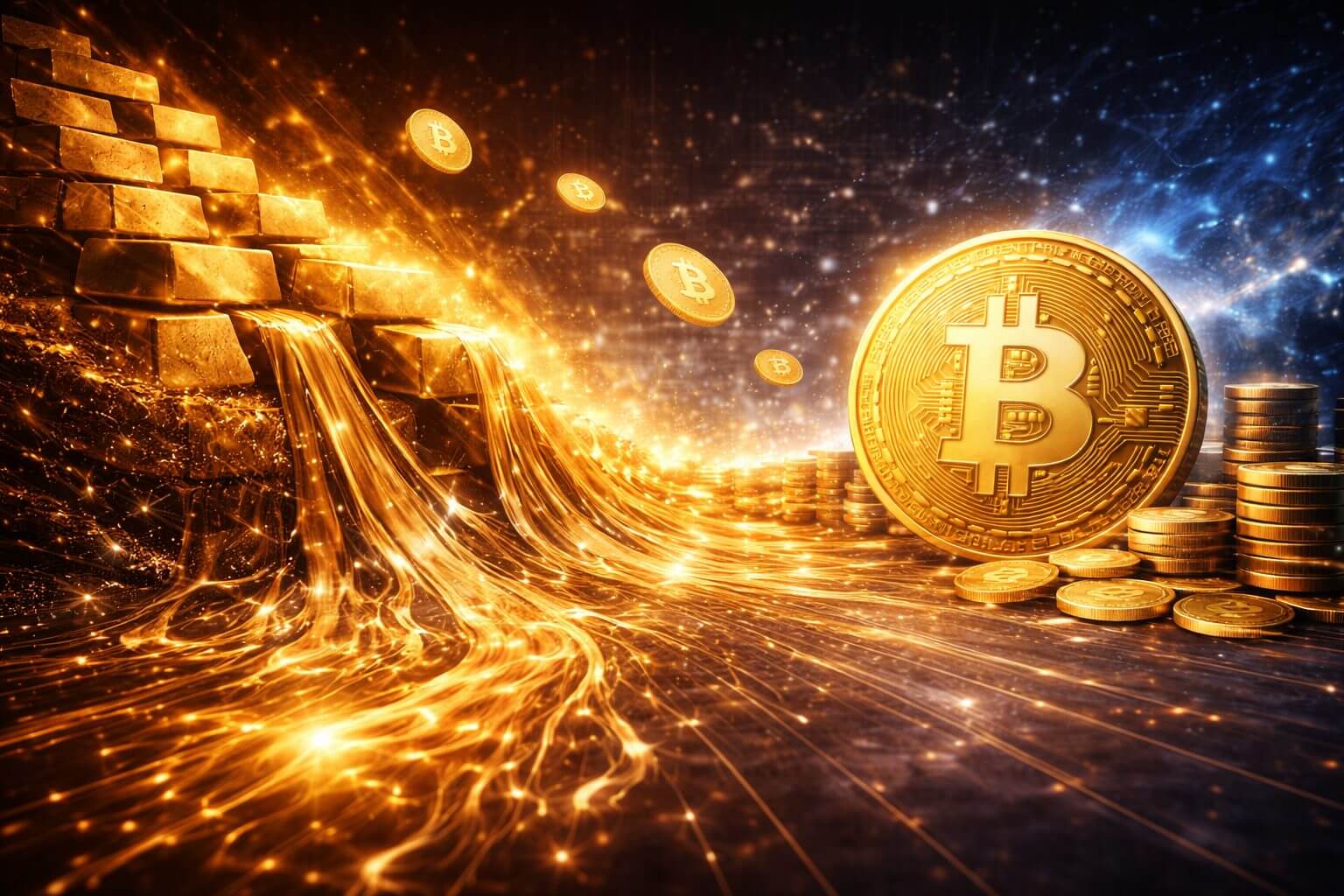 Marktanalist ziet kapitaalvlucht uit goud richting Bitcoin