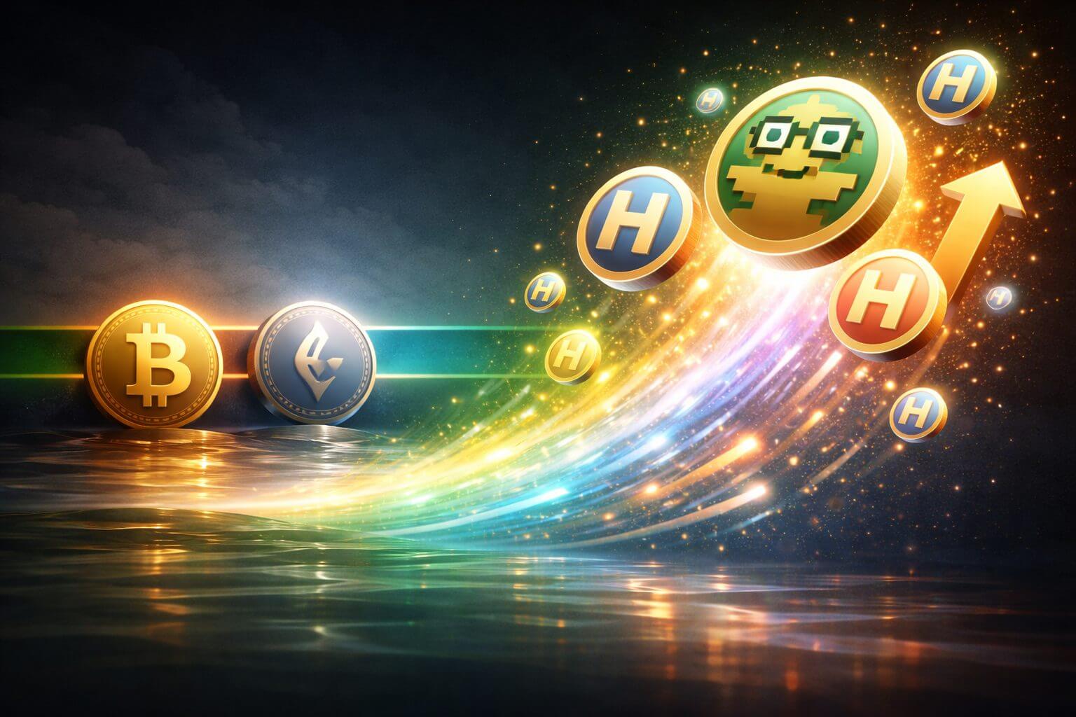 Altcoins blinken uit: Pippin en Hyperliquid leiden met forse stijgingen