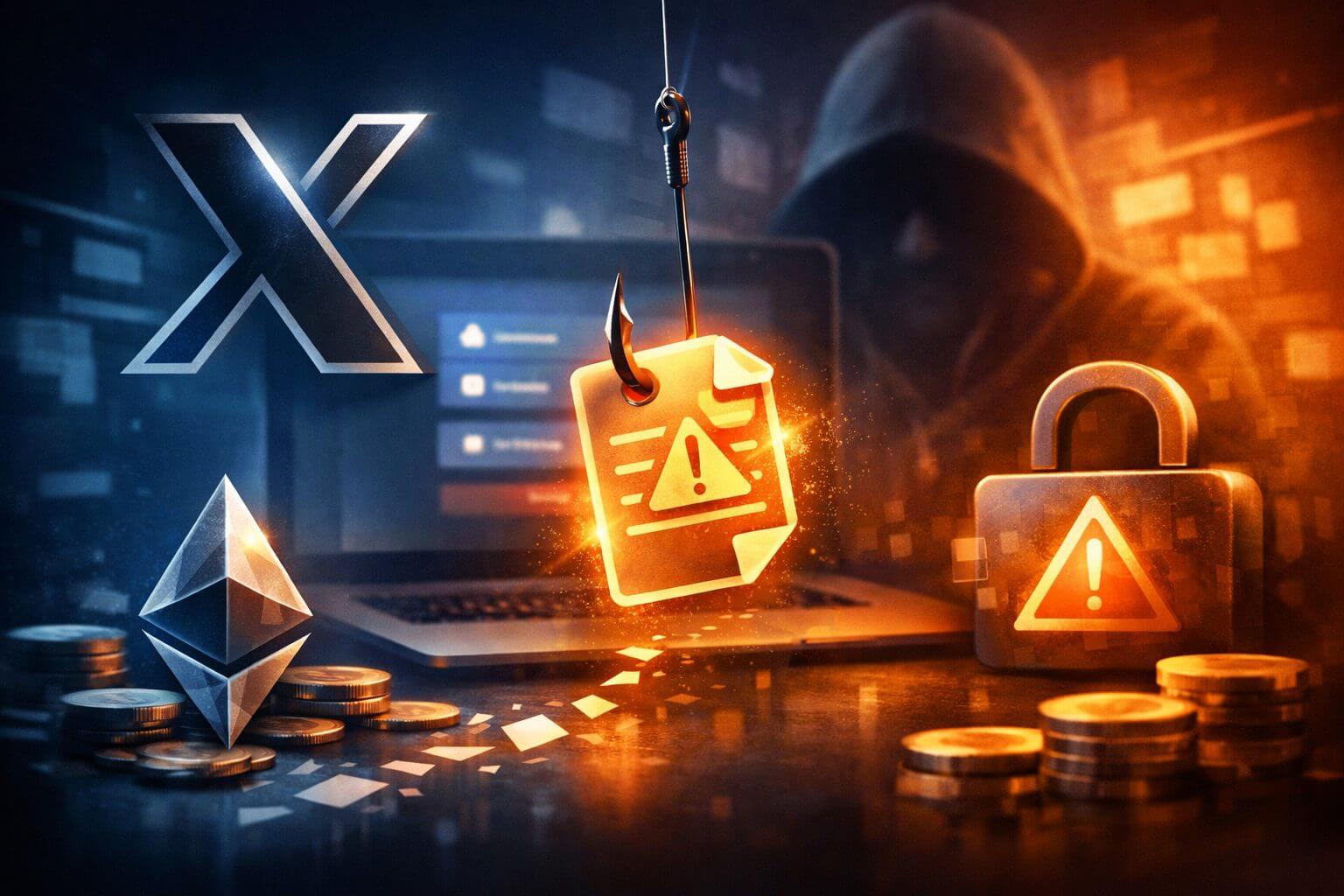 Phishing via DM: crypto figuren doelwit van scam uit naam van X