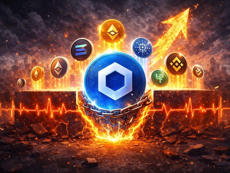 altcoin breakout chainlink leads