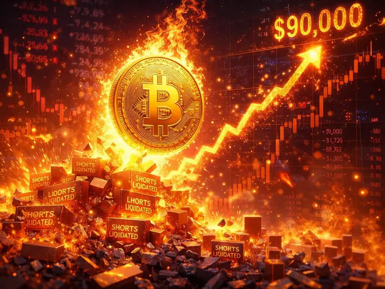 Bitcoin stijgt ondanks marktstress: shorts massaal geliquideerd