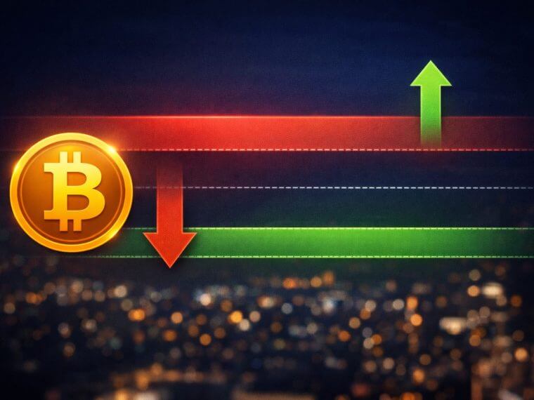BTC zakt niet door support maar mist kracht om door $92K te breken