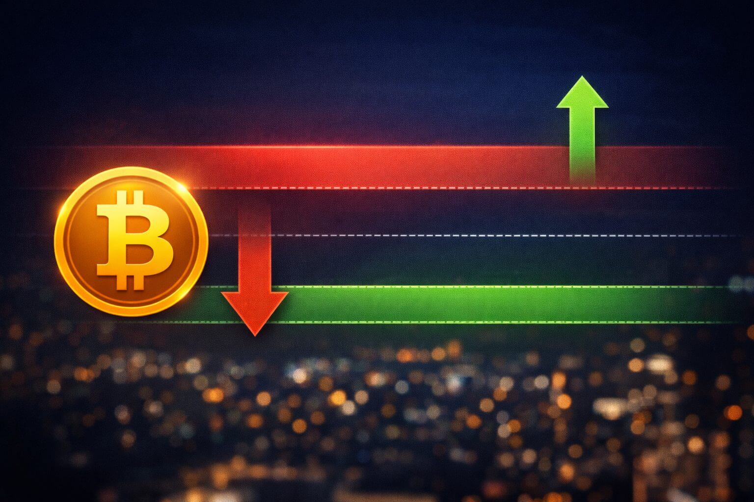 BTC zakt niet door support maar mist kracht om door $92K te breken