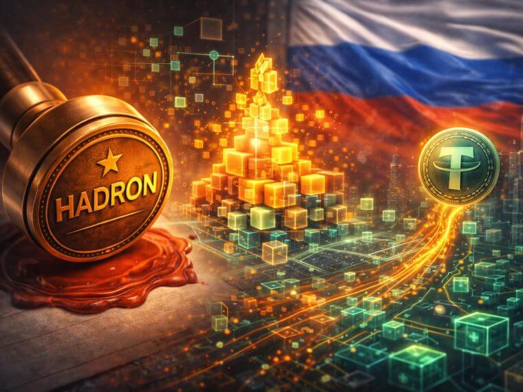 Tether registreert Hadron handelsmerk in Rusland tot 2035