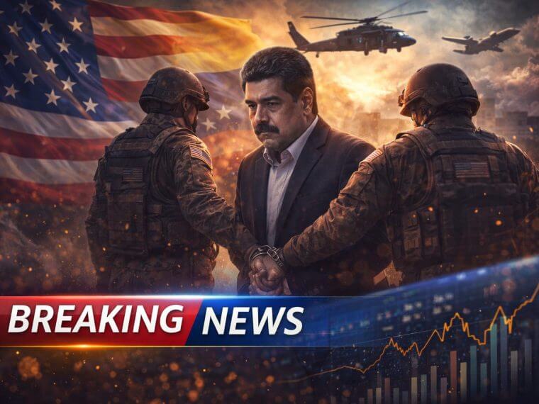 VS grijpt in: Maduro gearresteerd, markten reageren kalm