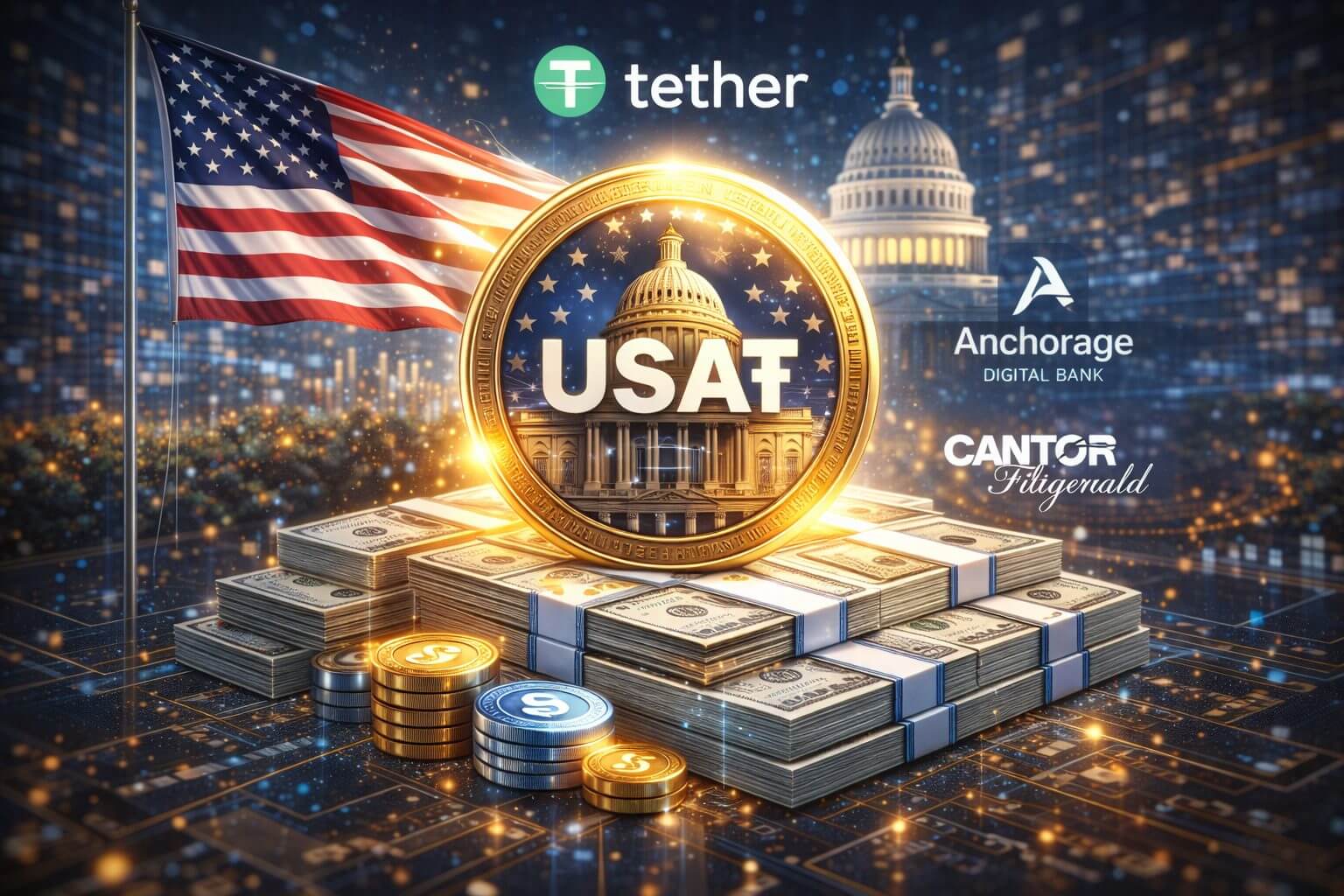 Tether brengt gereguleerde stablecoin uit via Amerikaanse bank