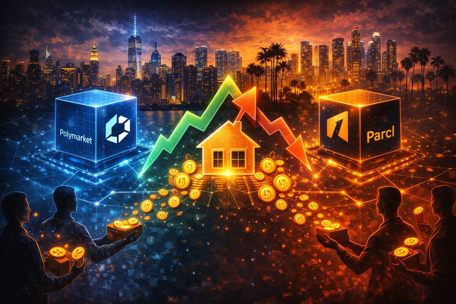 Polymarket en Parcl lanceren vastgoedmarkten op de blockchain