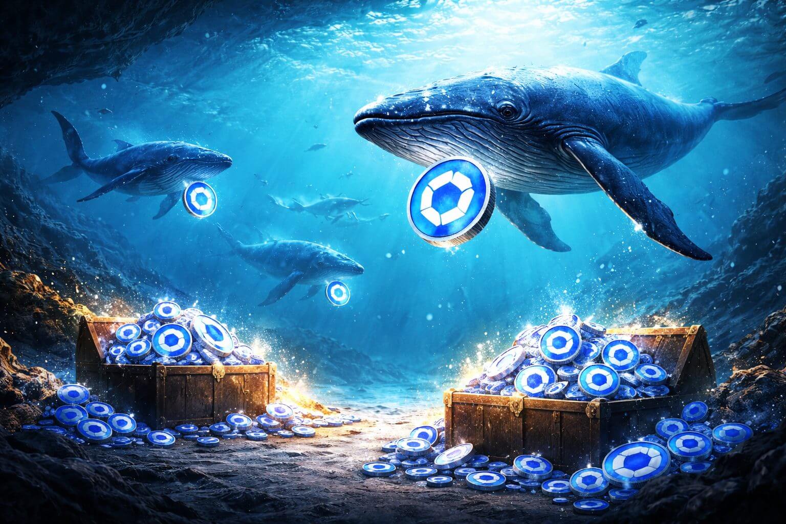 Whales slaan toe terwijl LINK in de uitverkoop gaat