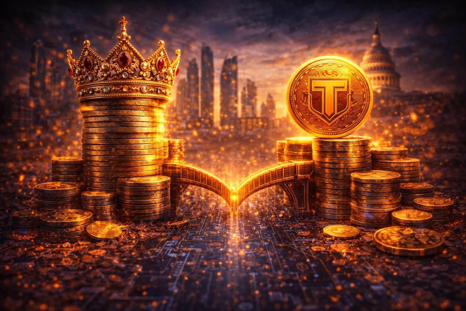 Prins uit Abu Dhabi koopt stilletjes helft van Trump’s cryptobedrijf