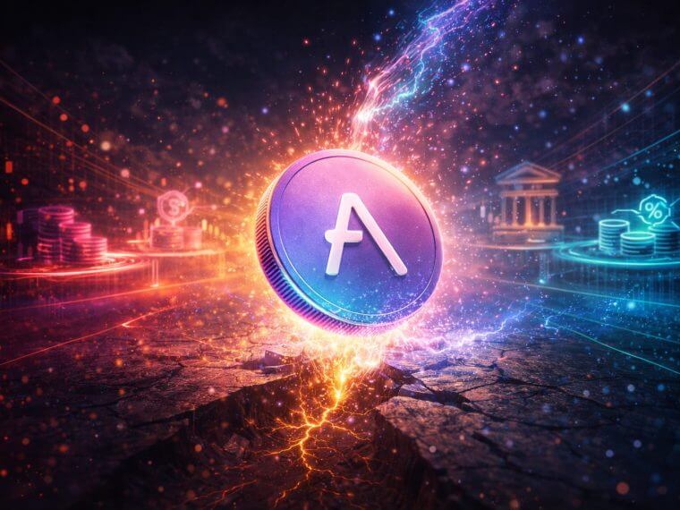 AAVE toont herstel na dip terwijl volume fors oploopt