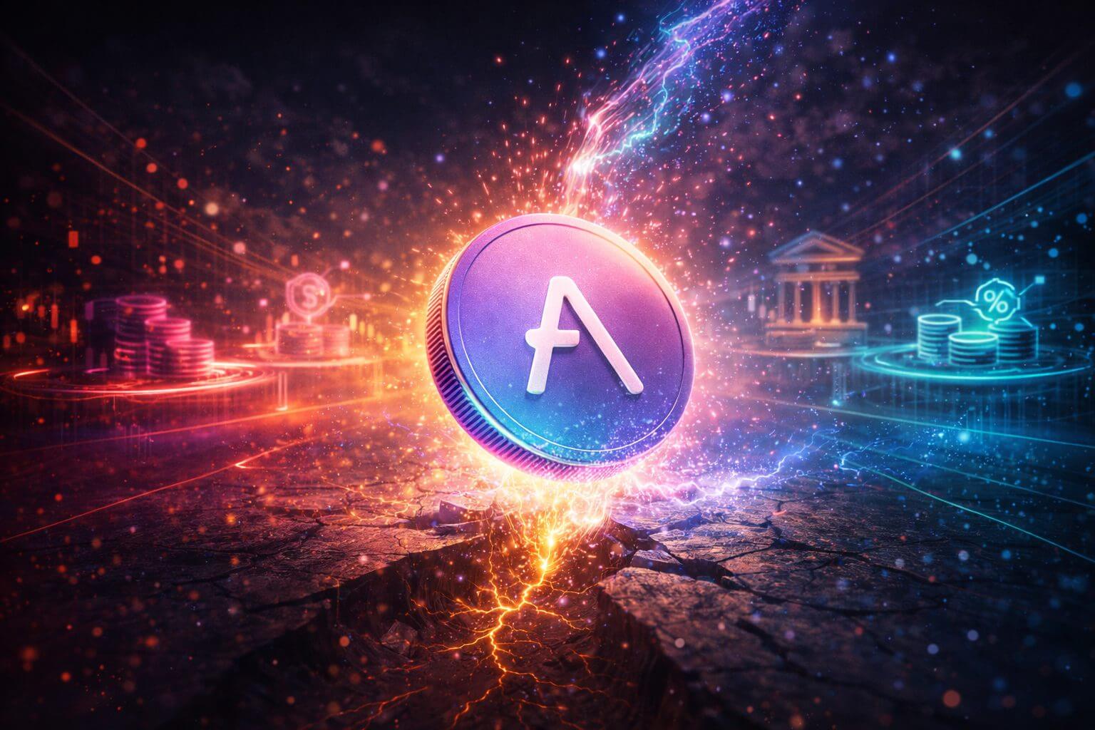 AAVE toont herstel na dip terwijl volume fors oploopt