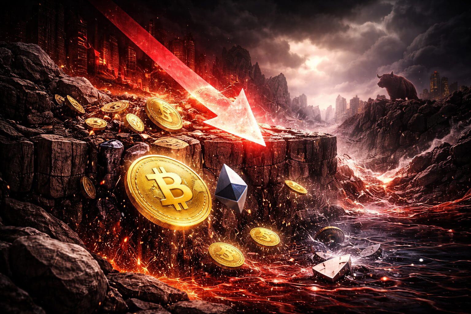 Bitcoin koers zakt onder $65K en trekt crypto top 10 mee