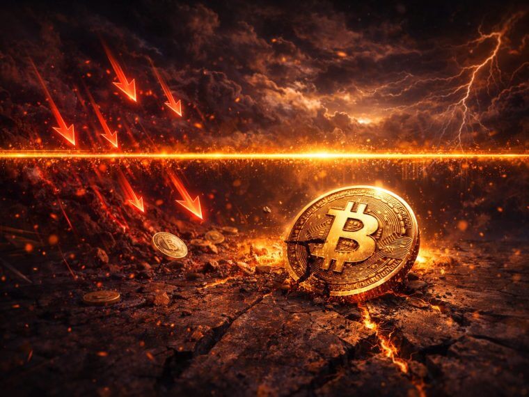 Bitcoin test historisch steunniveau terwijl verkoopdruk toeneemt