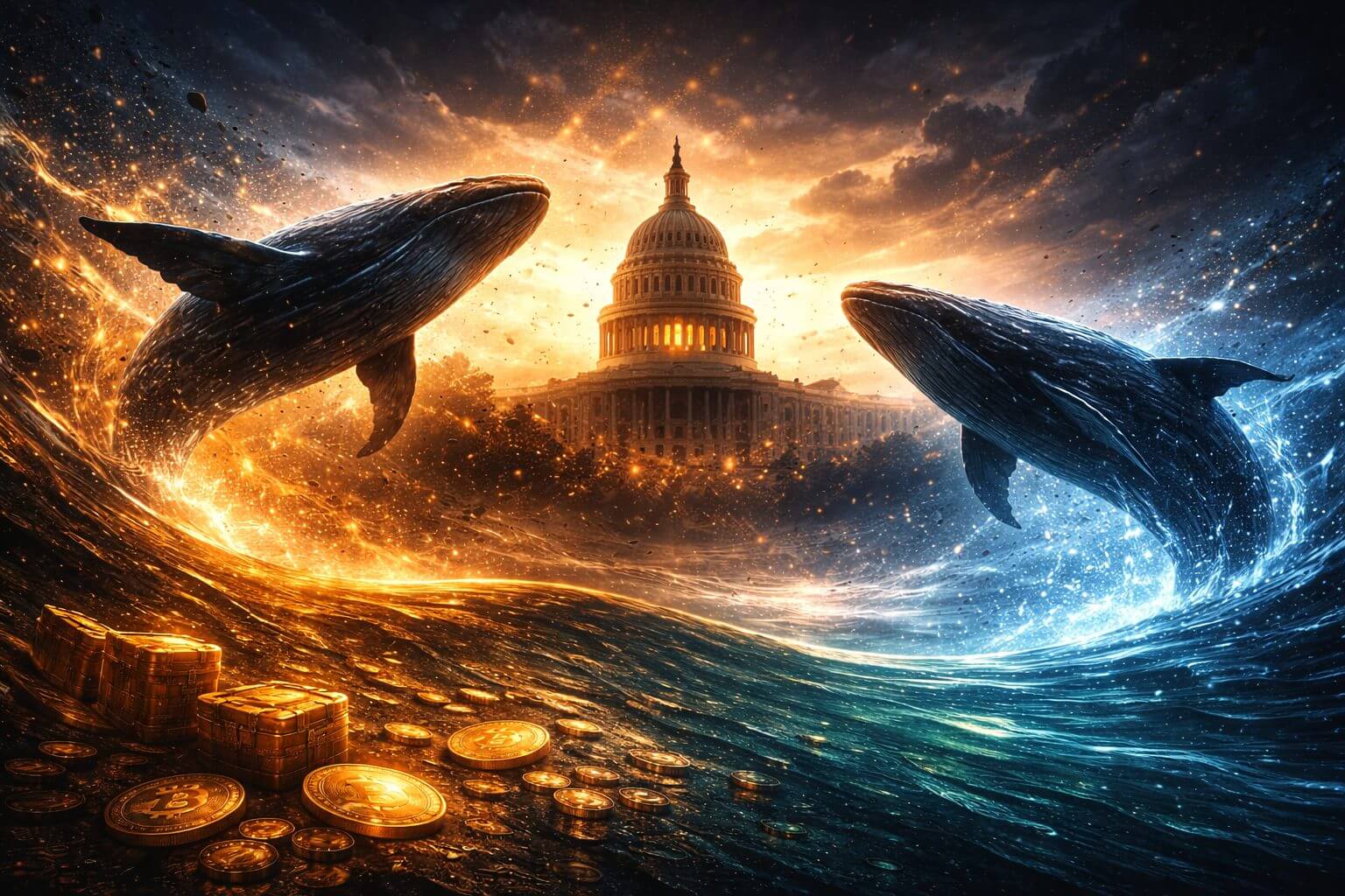 Crypto whales positioneren zich voor Amerikaanse regelgeving