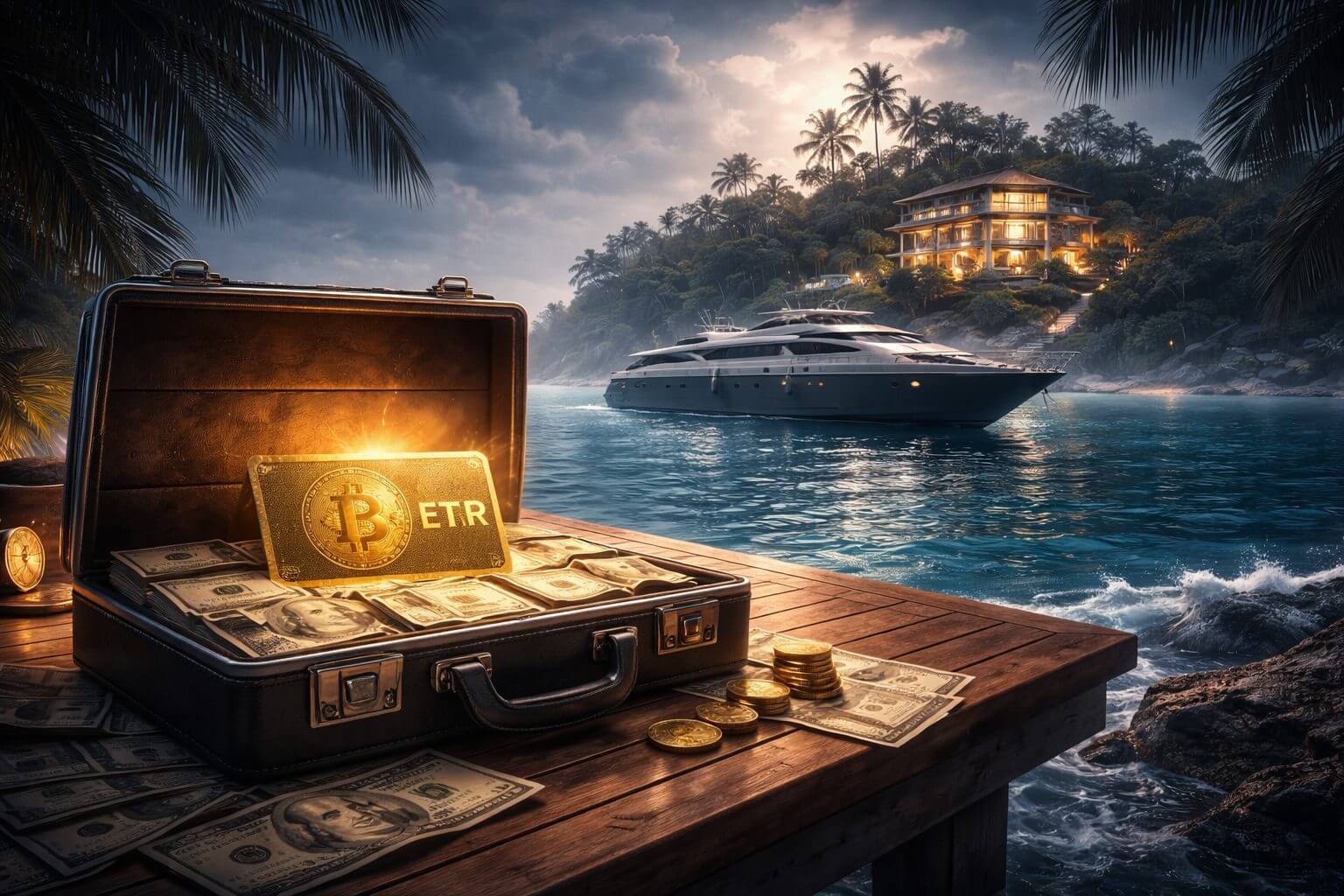 Offshore structuur duikt op als grote nieuwe investeerder in IBIT