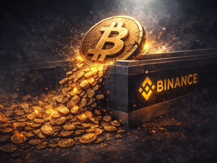 bitcoin binance inflow pressure