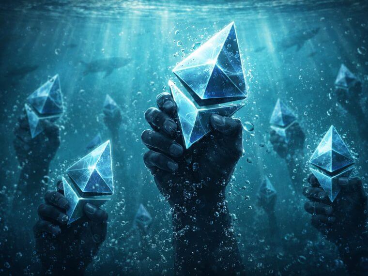 Ethereum onder realized price, maar whales kopen massaal bij