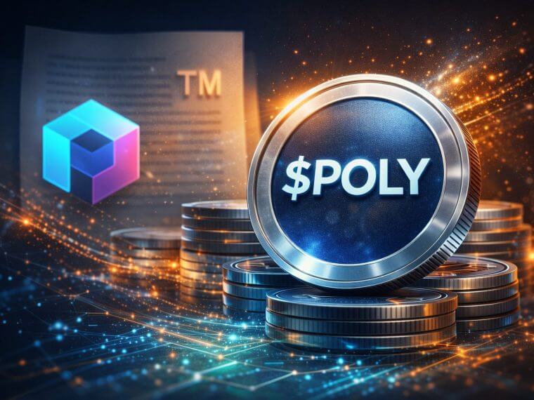 Polymarket zet stap richting token met merkaanvraag voor POLY