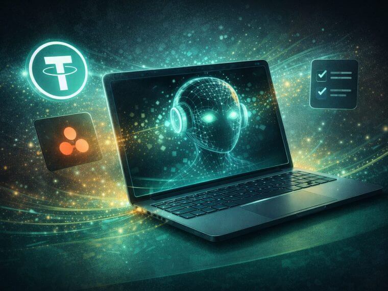 Paolo Ardoino toont AI tool van Tether die draait zonder cloud