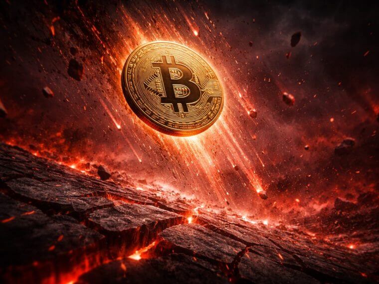 Bitcoin koers daalt naar $68K terwijl liquidaties oplopen naar $412 miljoen