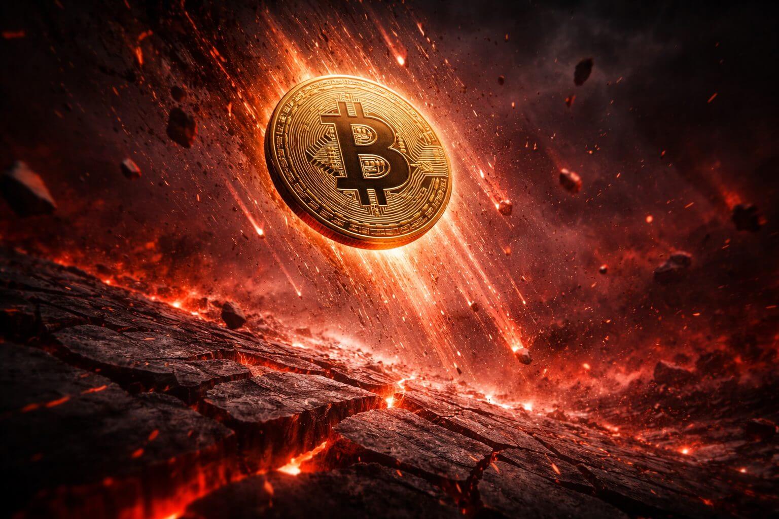 Bitcoin koers daalt naar $68K terwijl liquidaties oplopen naar $412 miljoen