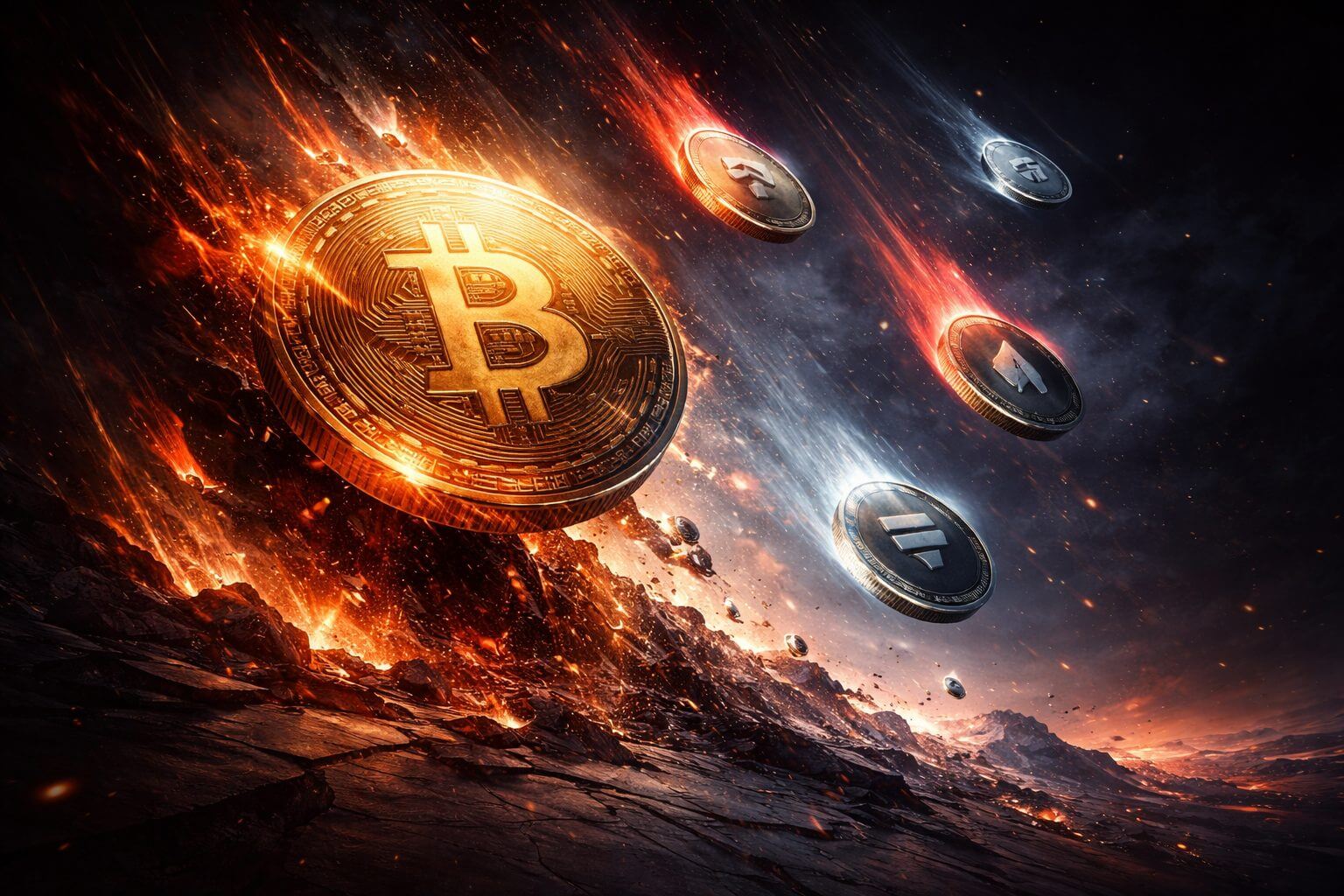 Bitcoin koers zakt onder $69,000 terwijl cryptomarkt opnieuw terrein verliest