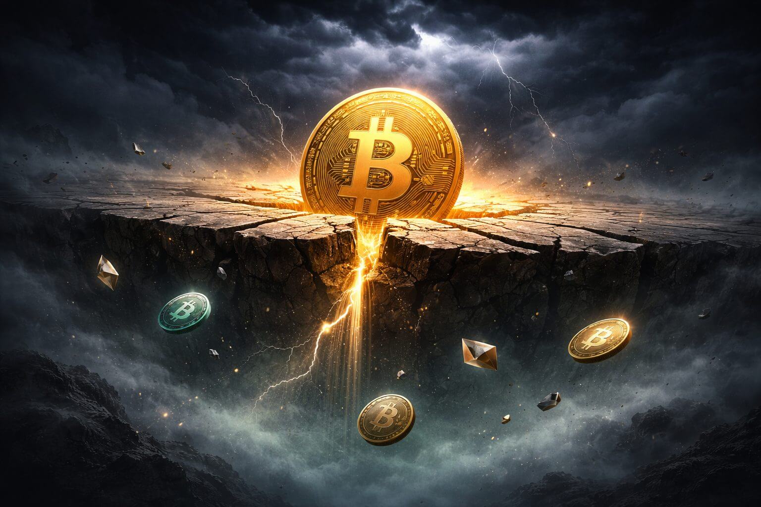 Bitcoin rond $68K terwijl crypto markt voorzichtig blijft