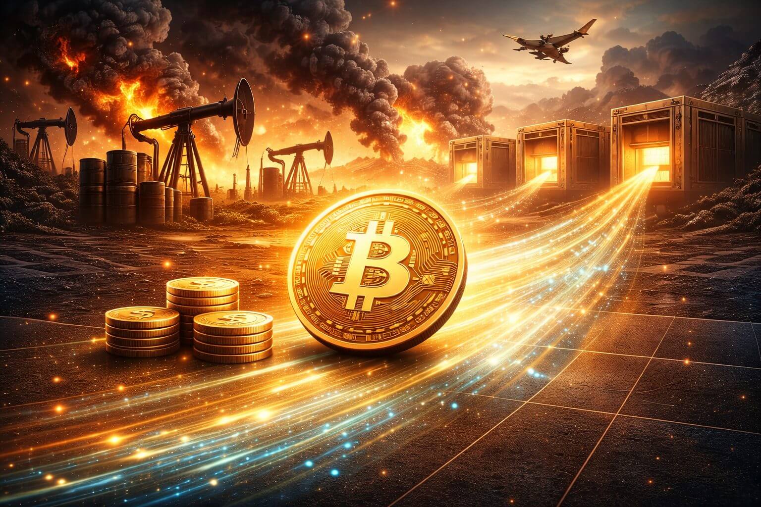 Bitcoin nadert mogelijke bodem terwijl olieprijs stijgt