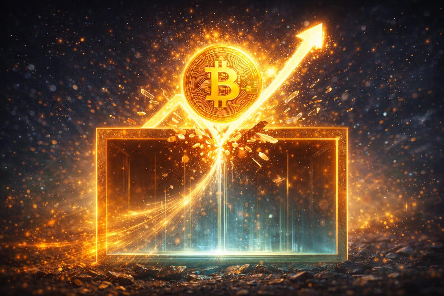 Michaël van de Poppe ziet uitbraak Bitcoin in maart