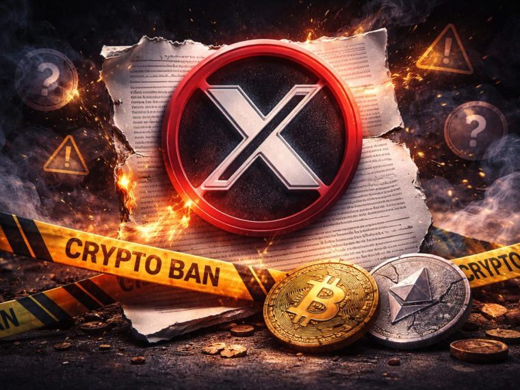 Verwarring rond X regels: crypto al langer uitgesloten van paid partnerships