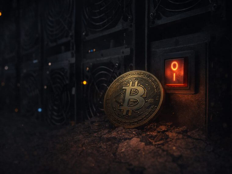 bitcoin mining capacity shutdown pressure