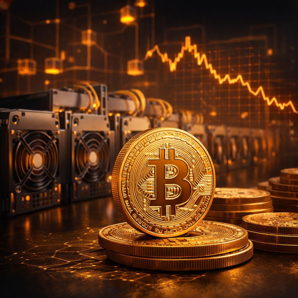 Bitcoin mining difficulty maakt flinke daling door