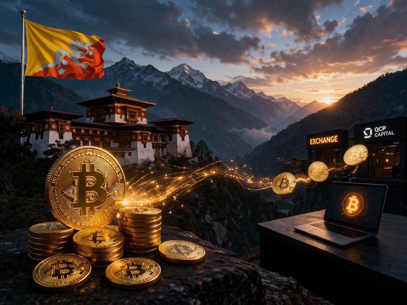 Bhutan verkoopt $120 miljoen aan Bitcoin in 2026