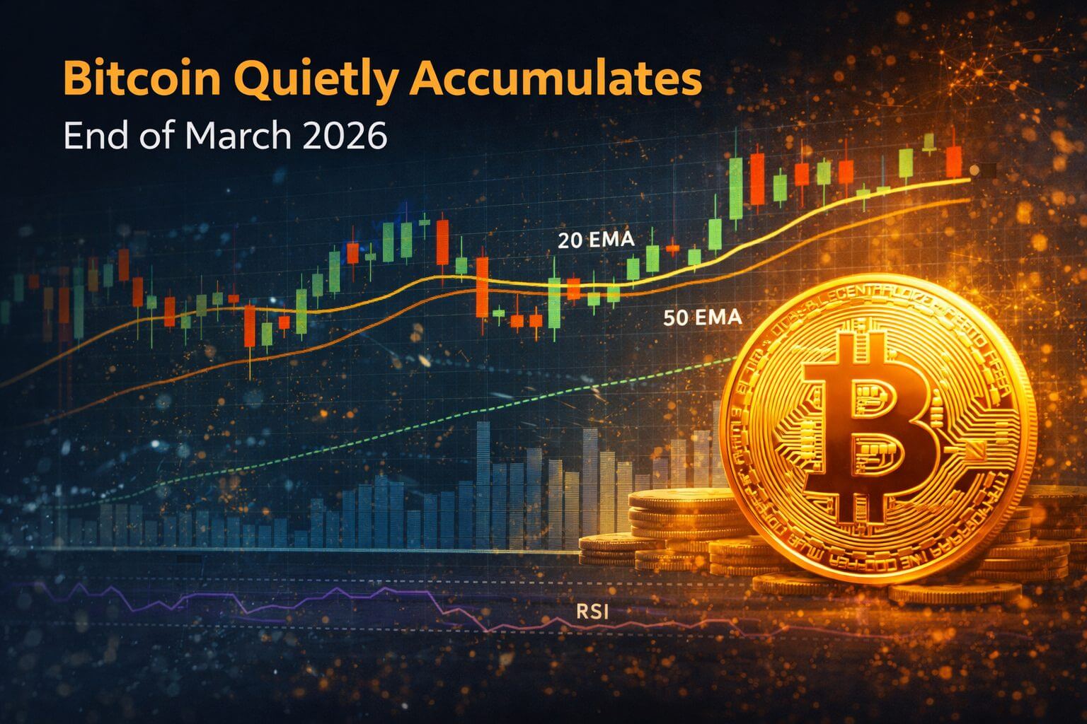 Bitcoin blijft opvallend stil in maart: stilte voor de storm?