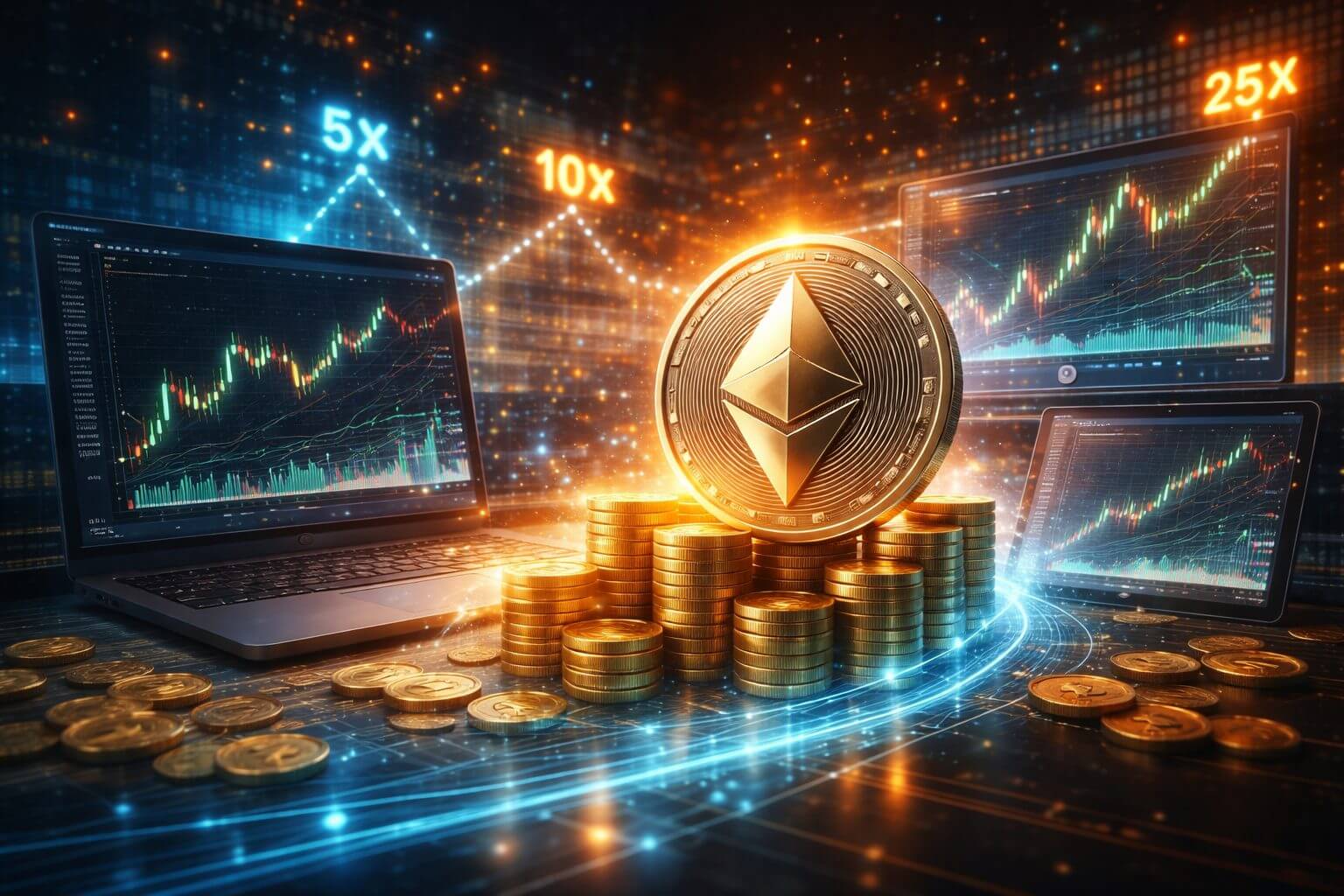 Meer dan 75% van Ethereum op Binance draait nu op leverage