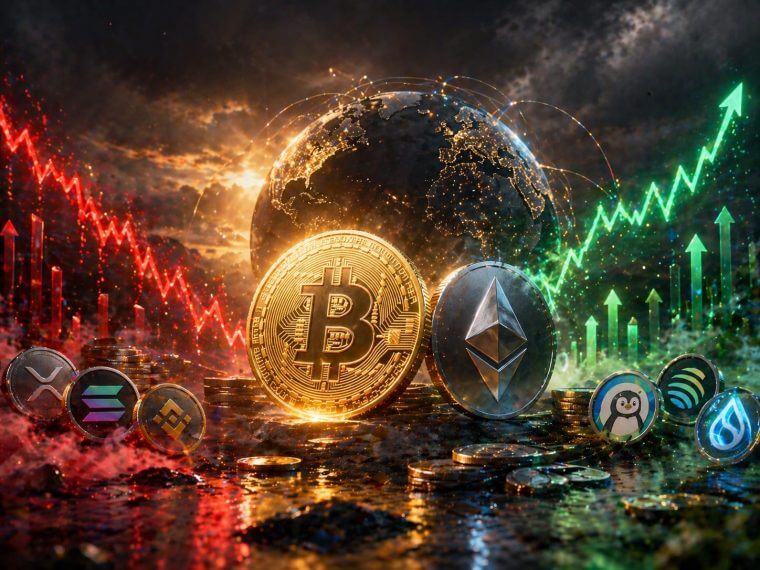 Bitcoin onder druk, altcoins verdeeld in volatiele markt