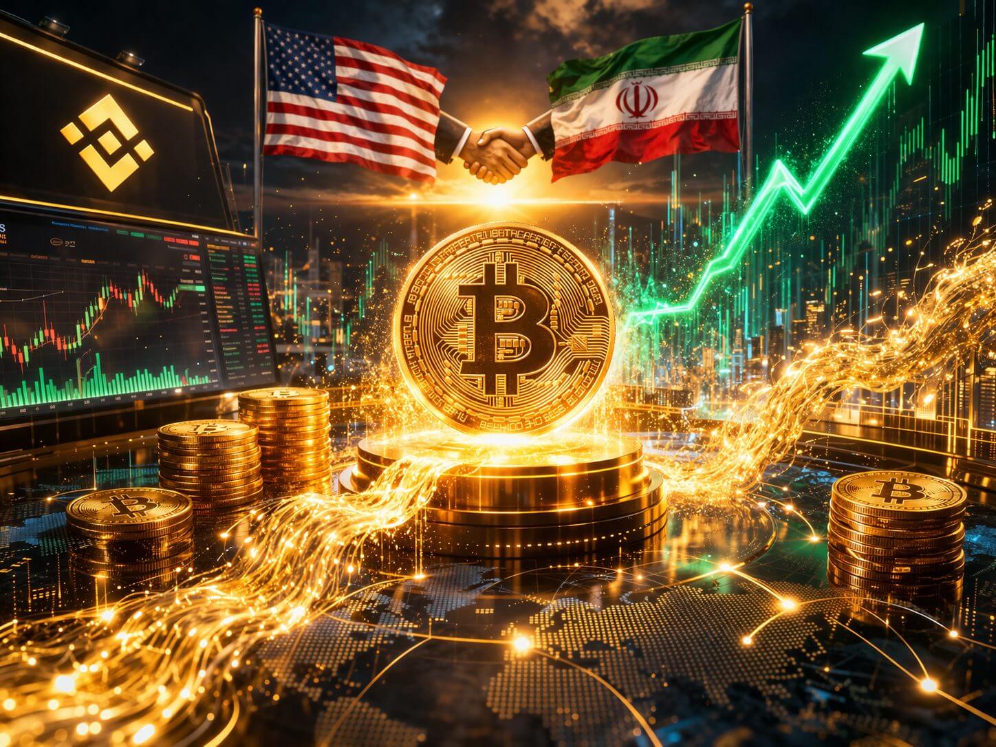 $2,7 miljard stroomt Bitcoin in na geopolitiek nieuws