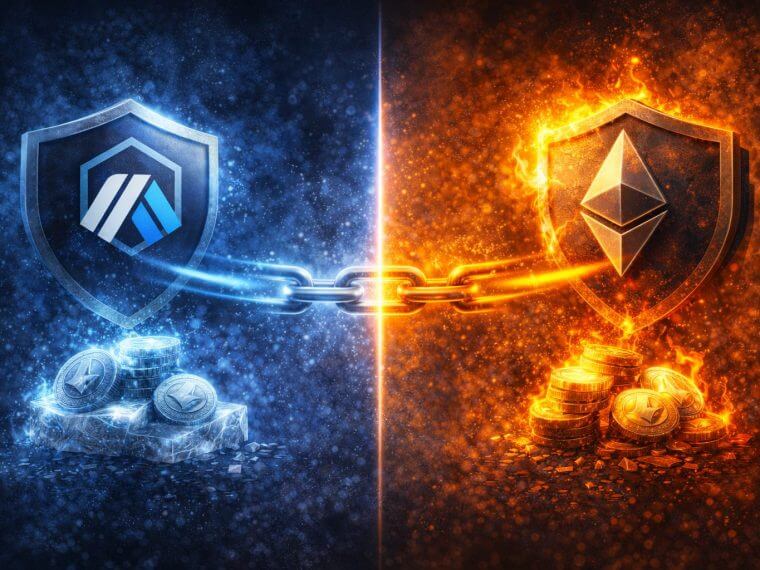 arbitrum eth funds freeze split