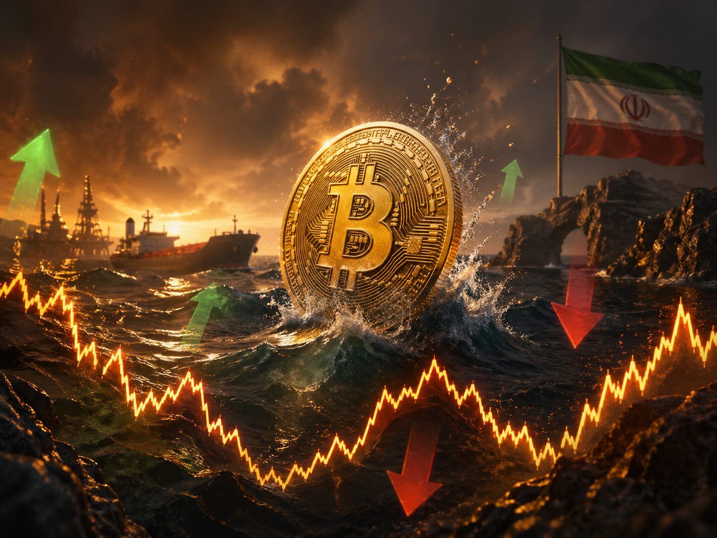 Waarom Bitcoin elke Hormuz rally weer volledig inlevert