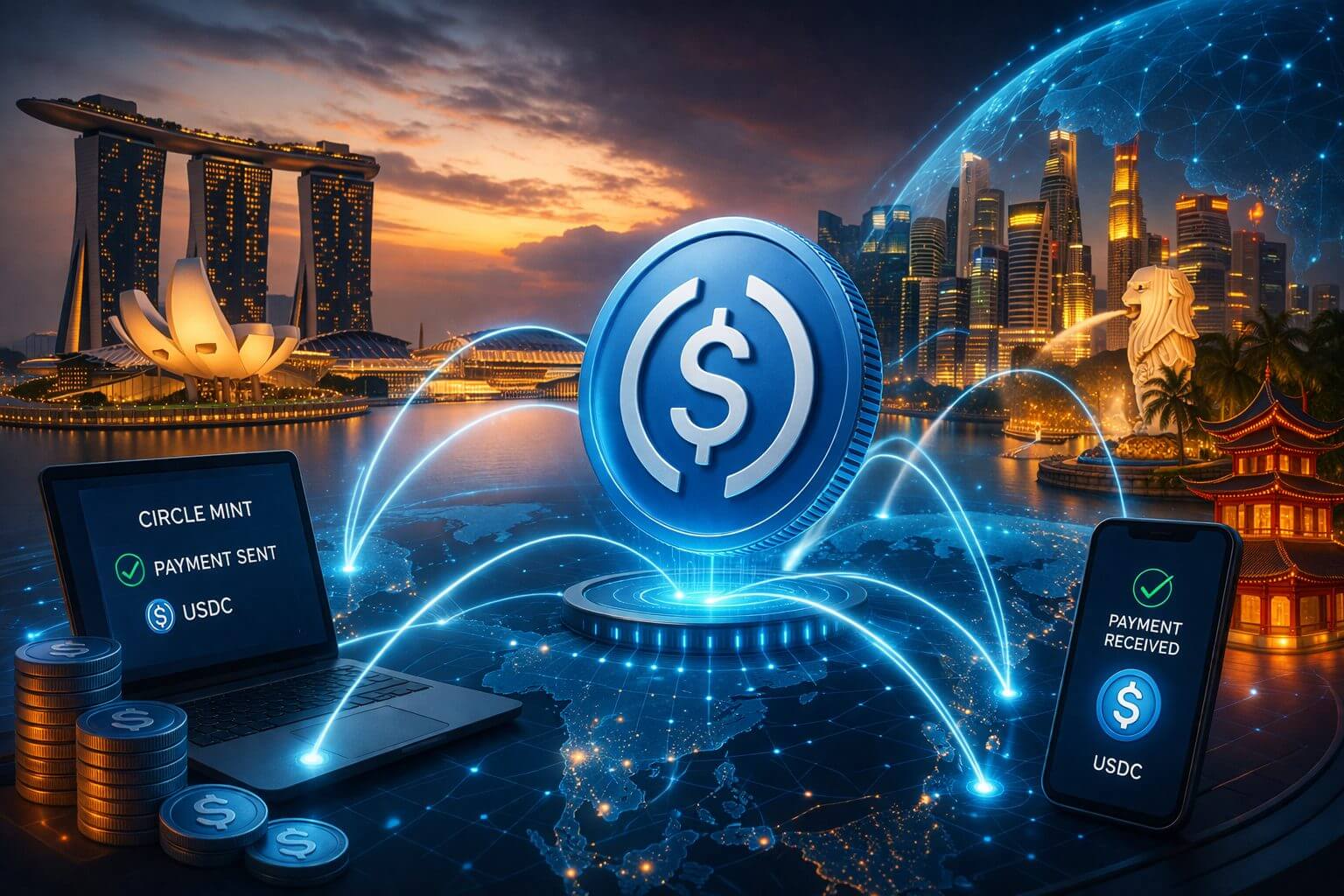 Circle breidt stablecoin betalingen uit naar Azië met nieuwe dienst