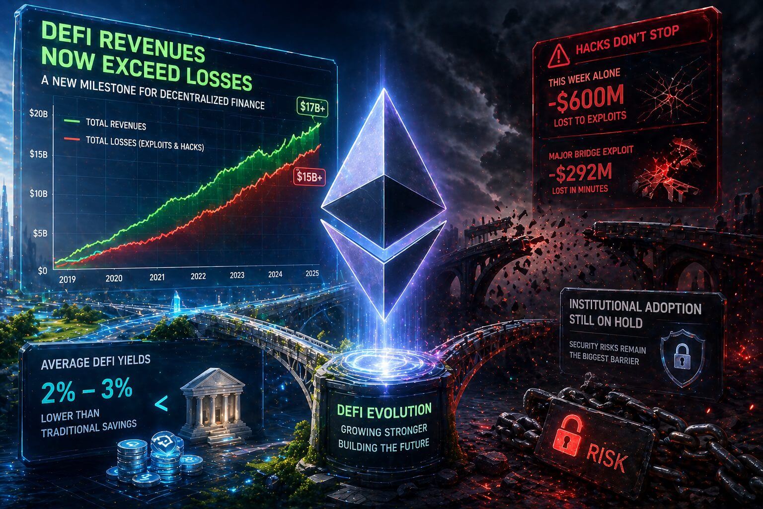 DeFi bereikt keerpunt ondanks miljarden aan hacks