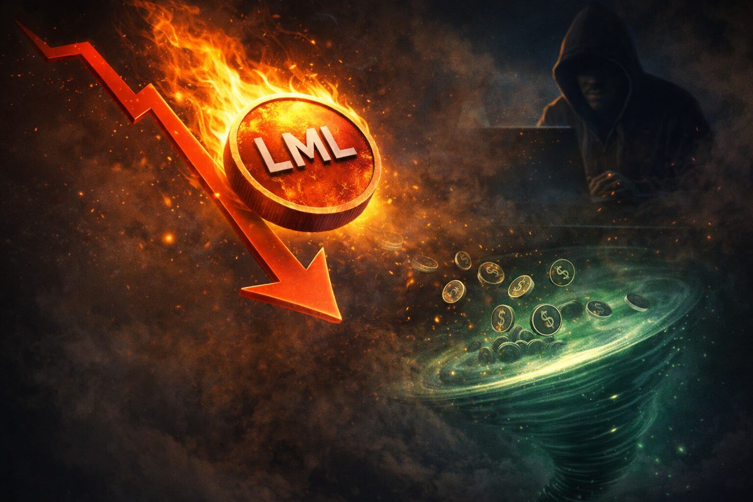 Crypto hack van $950K laat LML token met 99,6% crashen