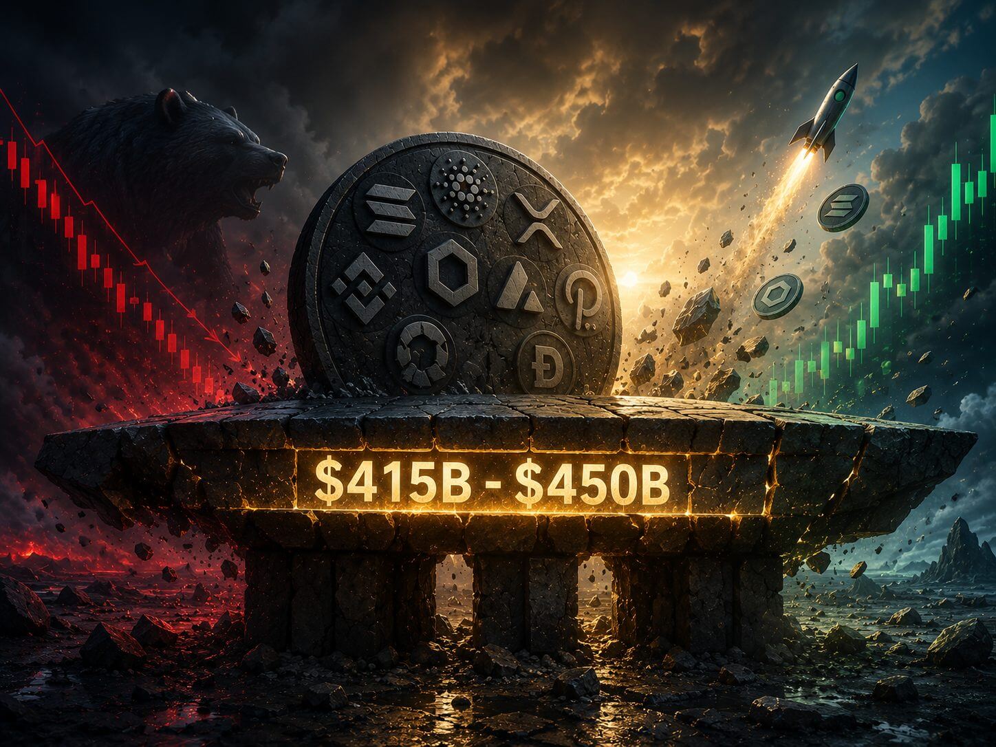 Analist waarschuwt: altcoins staan op cruciaal steunniveau