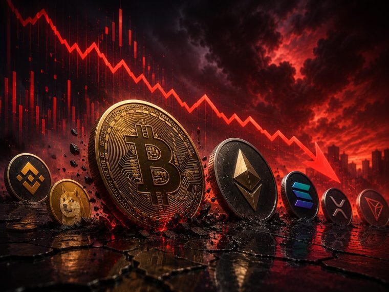 Bitcoin zakt richting $78K en crypto markt kleurt rood
