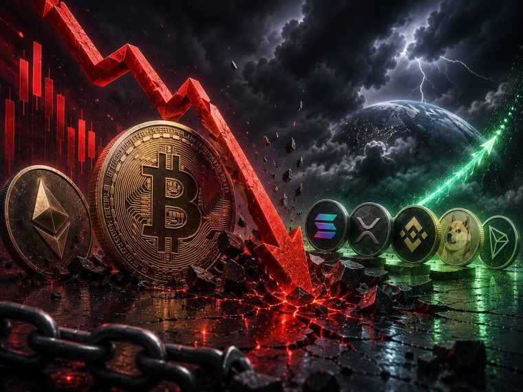 Crypto markt kleurt opnieuw rood ondanks sterke stijgingen bij enkele altcoins