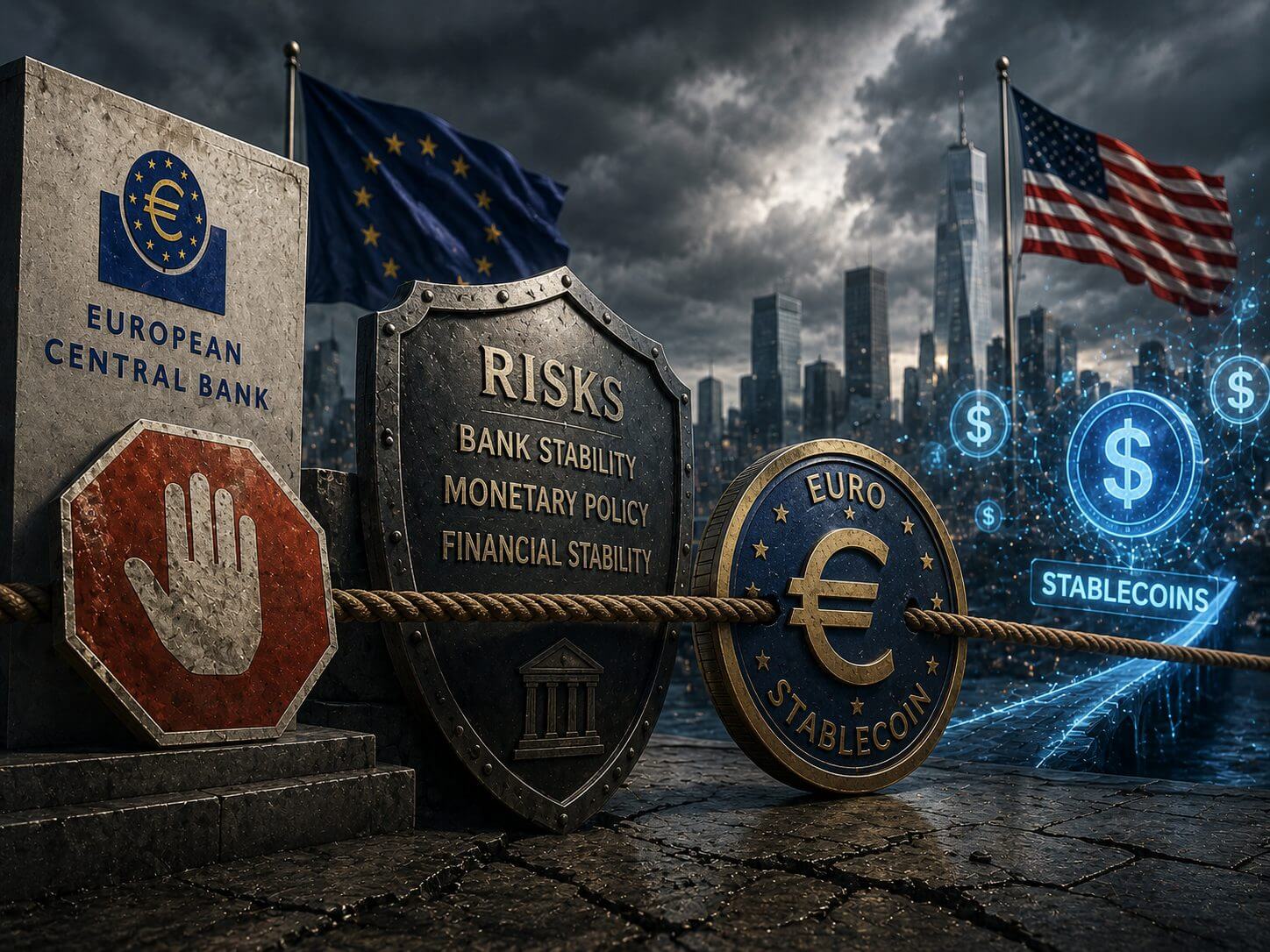 Europese Centrale Bank verzet zich tegen soepelere stablecoinregels