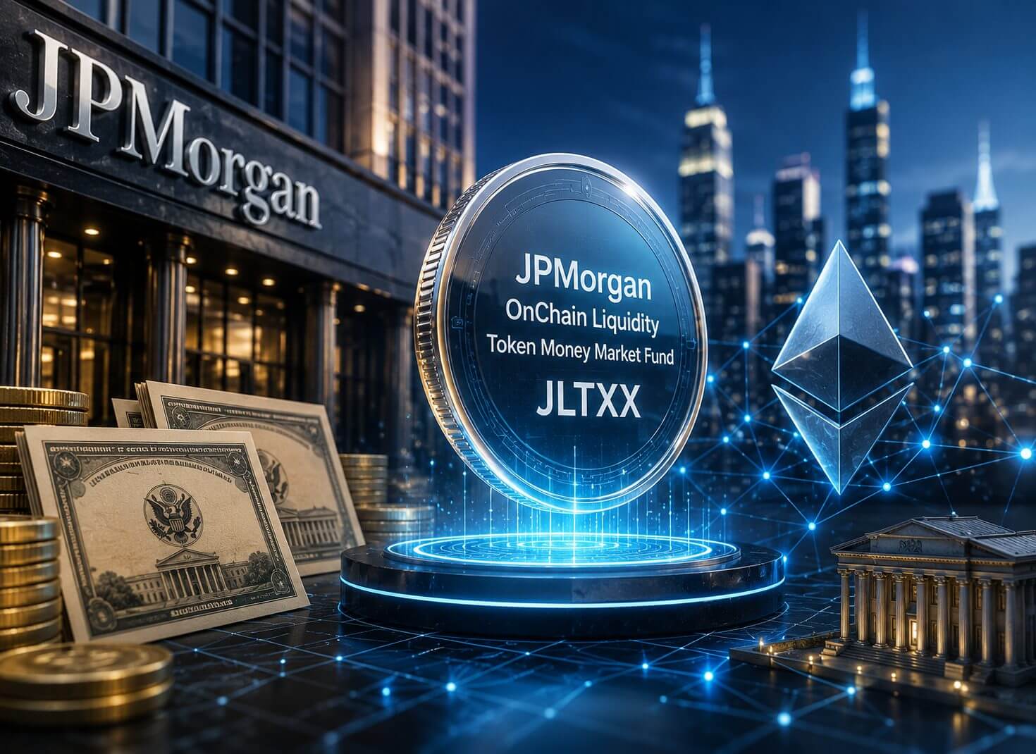 JPMorgan lanceert nieuw tokenized fonds op Ethereum